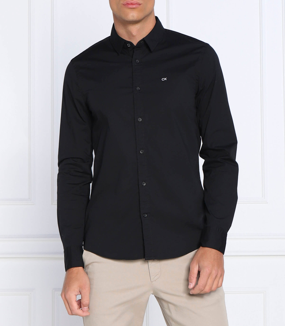 рубашка poplin Calvin Klein - черный(K10K110856)