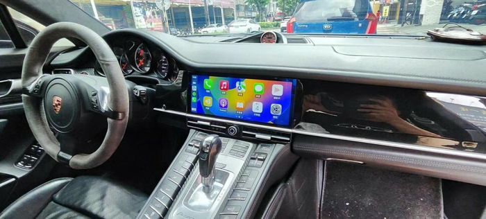 Магнитола для Porsche Panamera 970 2013-2015 (вместо PCM 3.0) - RDL-Panamera монитор 12.3" на Android 12, Быстрая, CarPlay, 4G SIM-слот