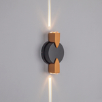 380623 Светильник DITO 2х1W LED 220LM G ЧЕРНЫЙ/ЗОЛОТО 4000K