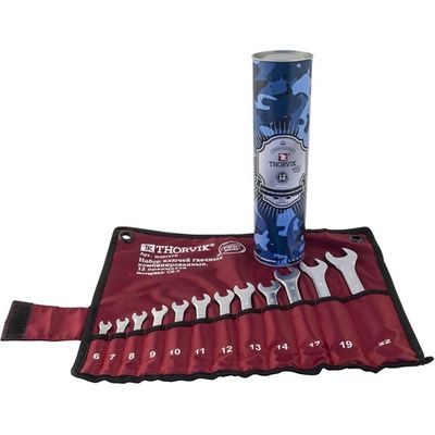Набор ключей THORVIK гаечных комбинированных 12 предметов   W3S12TB-T