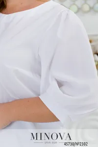 Блуза 2302-белый Minova