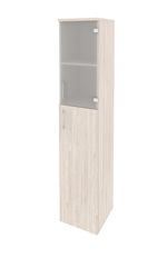 Шкаф-пенал с высокой дверью и стеклом Onix