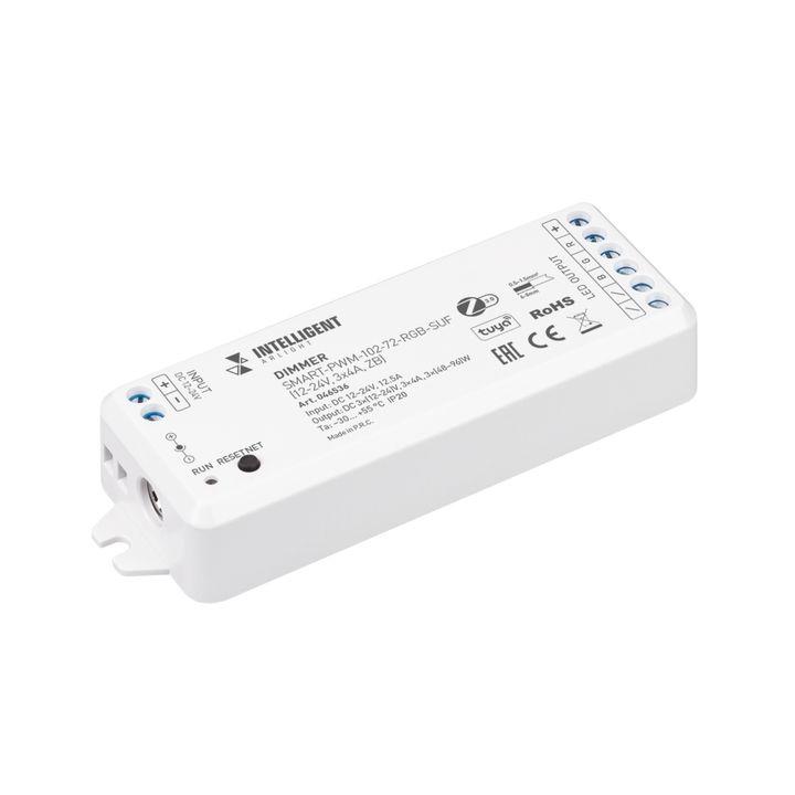 INTELLIGENT ARLIGHT Диммер SMART-PWM-102-72-RGB-SUF (12-24V, 3x4A, ZB) (IARL, Контроллер) 046536