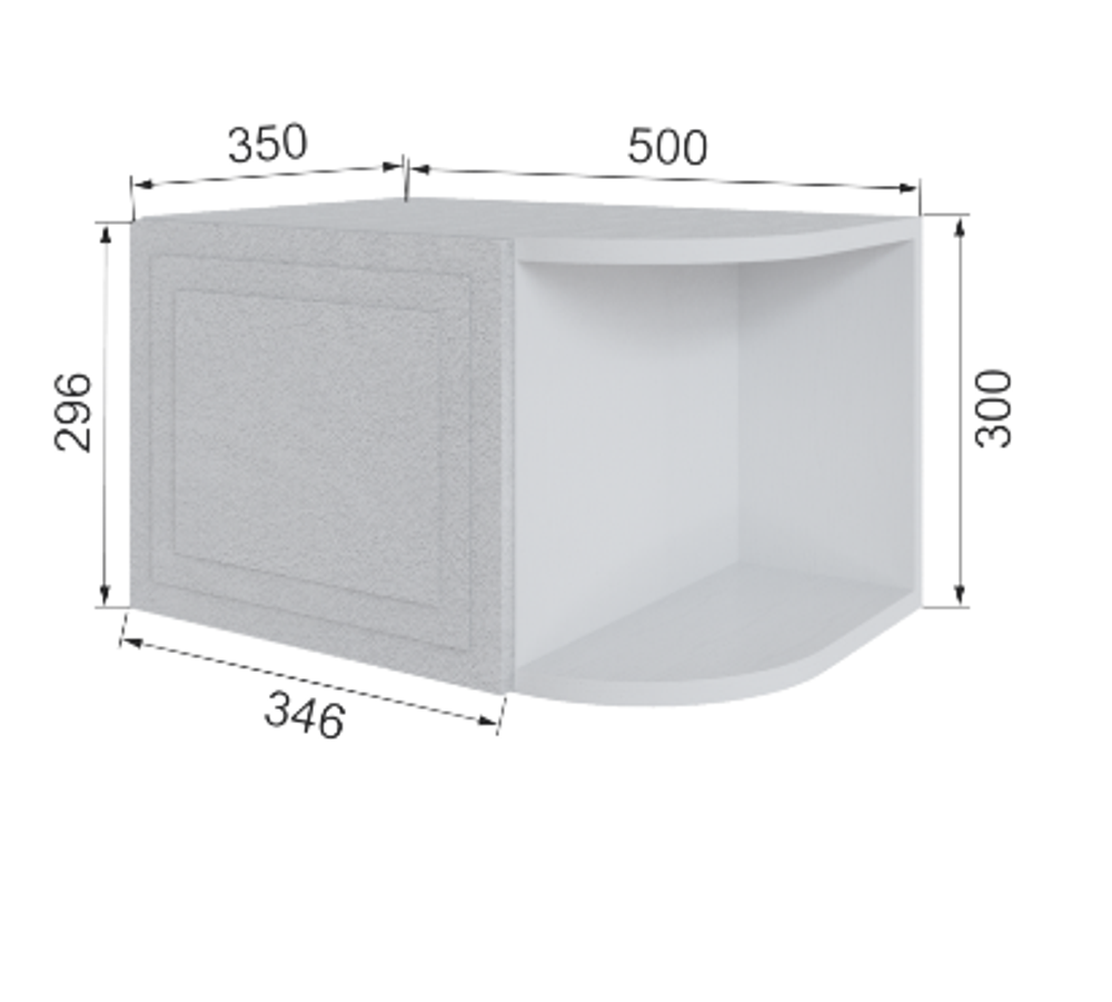 Антресоль Бруклин 35АУ3300