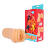 Телесный мастурбатор-вагина со складками на входе Bior Toys Sexy Girl Friend SF-70269
