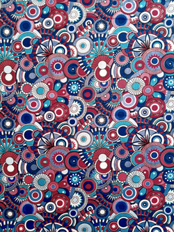 Ткань бязь плательная, рис. "Калейдоскоп", ширина 150 см, арт. 352