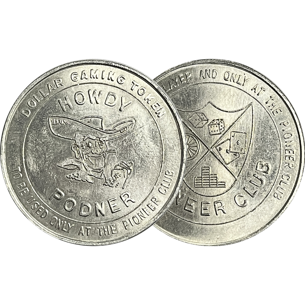 Pioneer Club Casino $1 Token №1