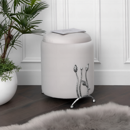 Банкетка Терра Грасс Античное серебро