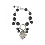 Браслет в виде листа Ester Bijoux Дуб BR890-S BW