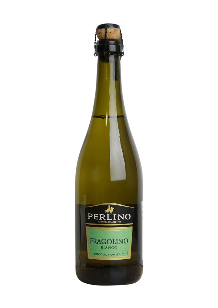 Вино игристое Фраголино Бьянка Перлино белое сладкое 7,5% 0,75л