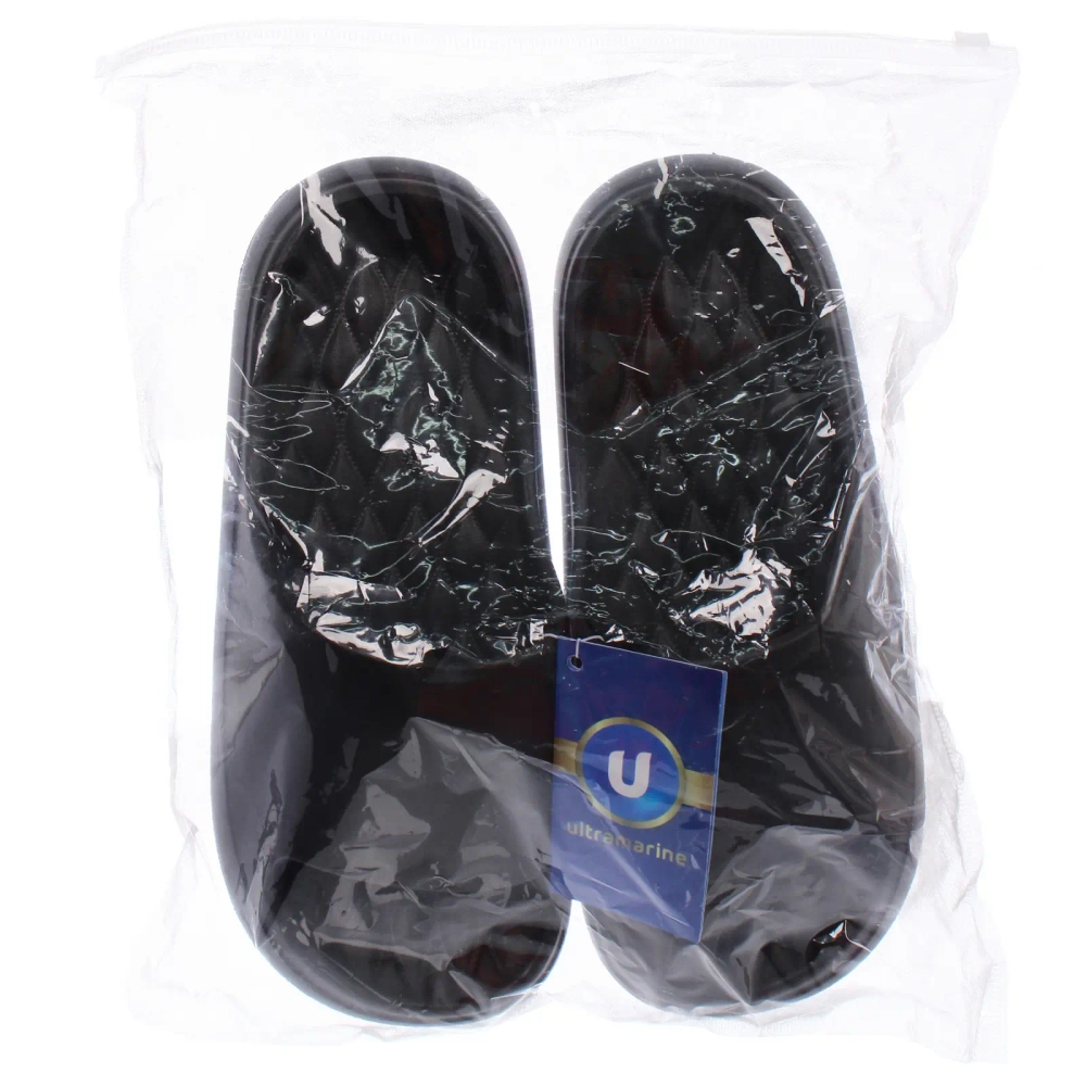 Шлепанцы мужские «STEP», цвет черный, р-р 40-41