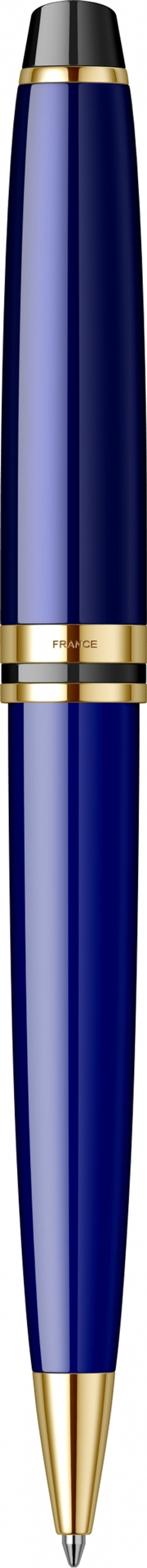 Шариковая ручка Waterman "Expert Blue Lacquer GT", цвет чернил: черный М