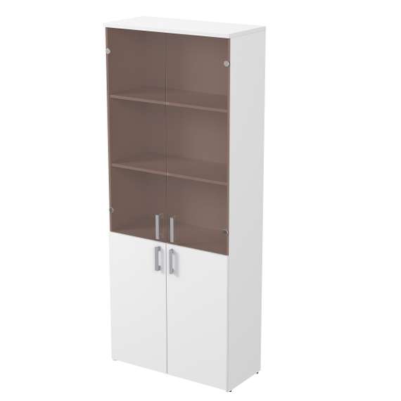 2Ш.005.3 Шкаф для документов высокий со стеклом (790*370*1960)