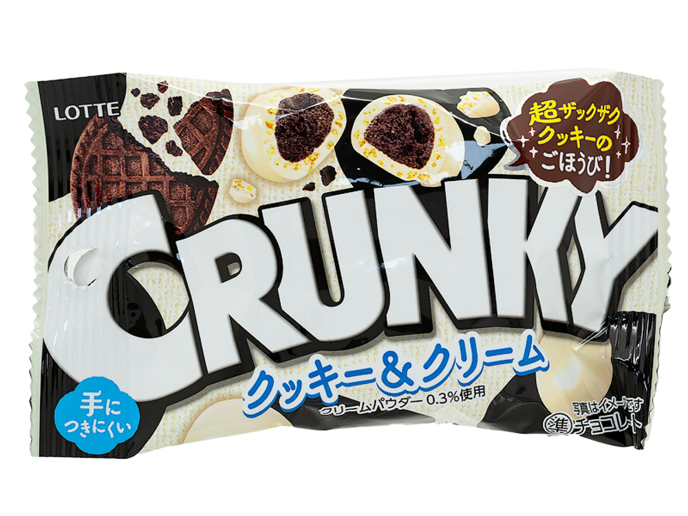 Шоколадное драже Crunky, Lotte, 37г