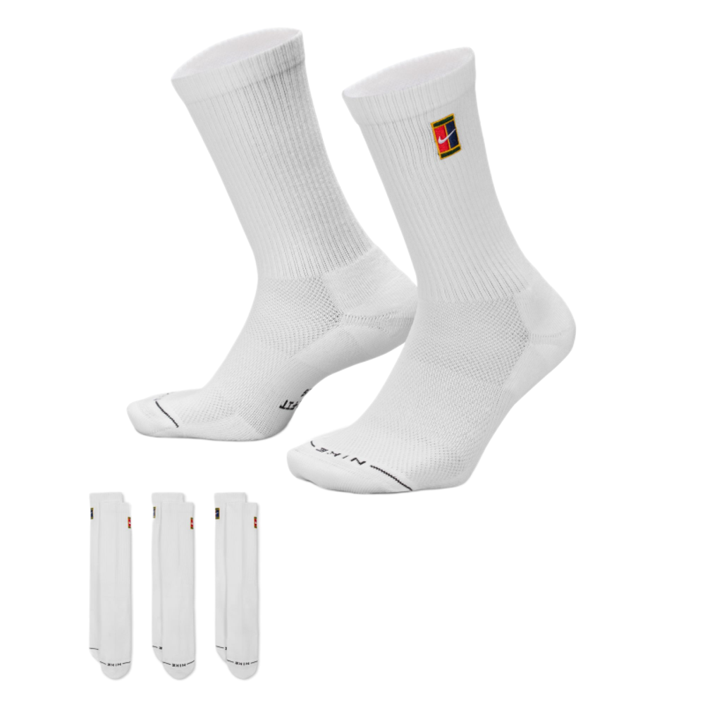 Теннисные носки Nike Everyday Elevated Crew3P - white