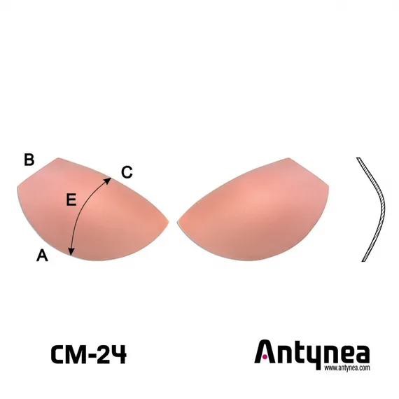 Чашки спейсер балконет СМ-24, 75В-80А-70С-65D, телесный 126