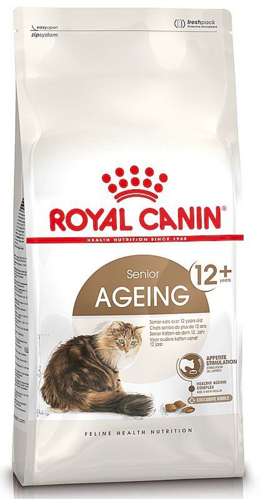 Royal canin 2кг. Ageing +12  Корм для стареющих кошек старше 12 лет