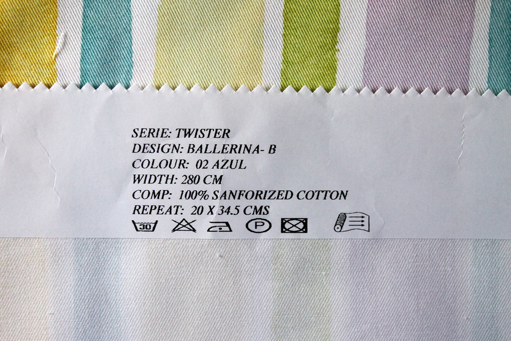 Терможаккард Twister Ballerina (Твистер Балерина) B 02 azul