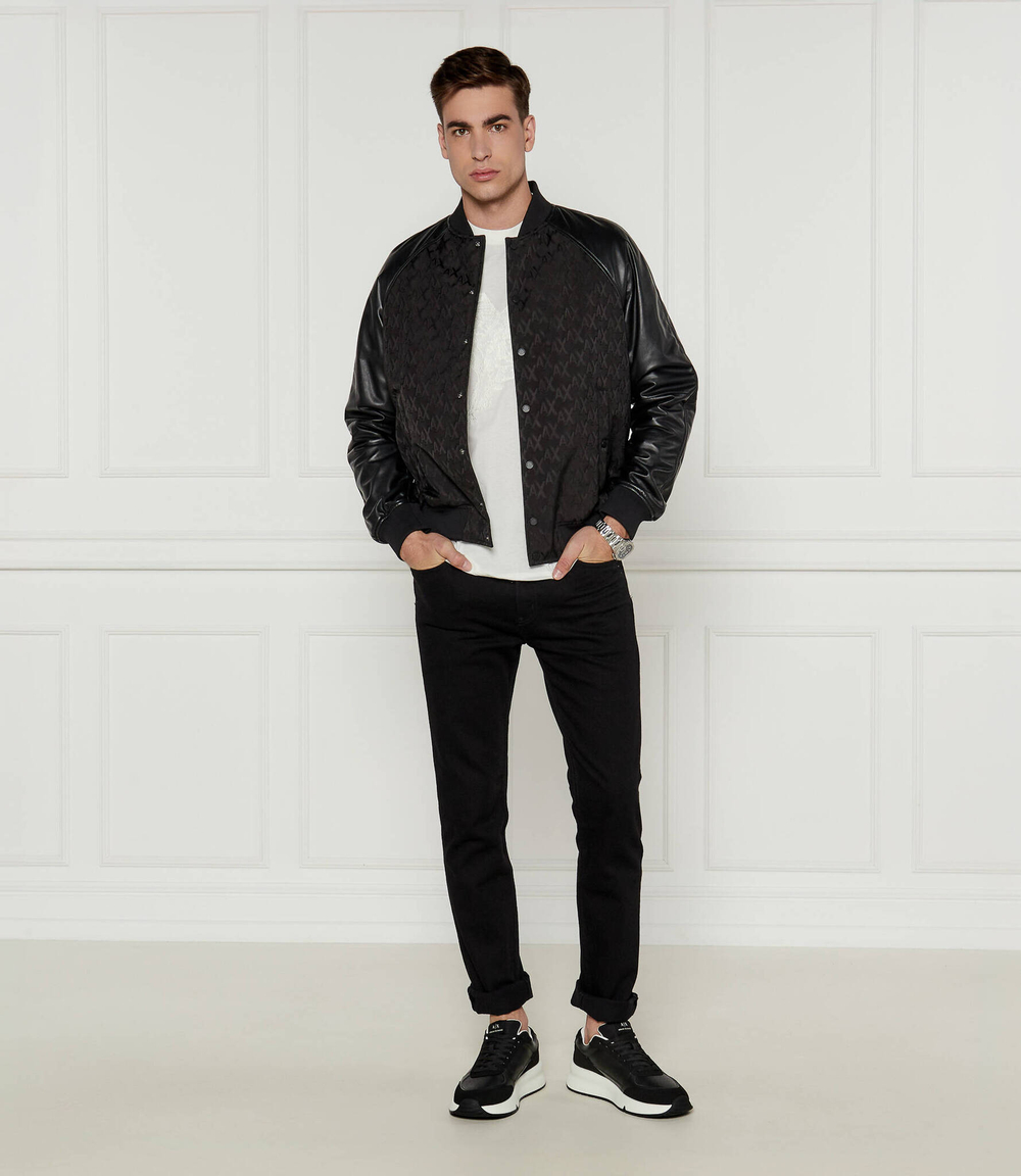 Кожаная куртка Armani Exchange - черный(XM000002 AF10114)