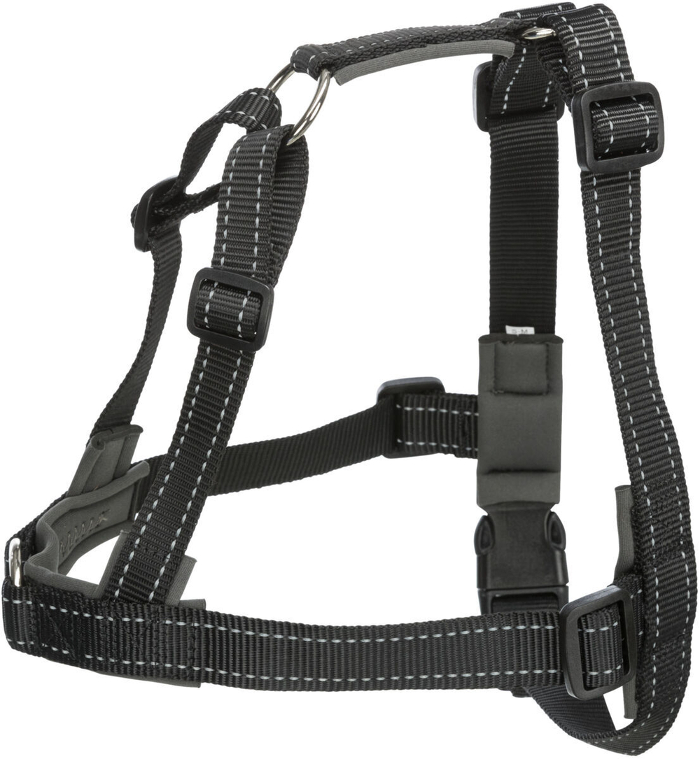 Шлейка Lead'n'Walk Soft, M–L: 55–90 см/ 25 мм, чёрный, Trixie