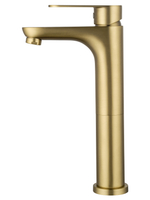 Смеситель для раковины высокий WONZON & WOGHAND ALFA, Брашированное золото (WW-A40232-BG)