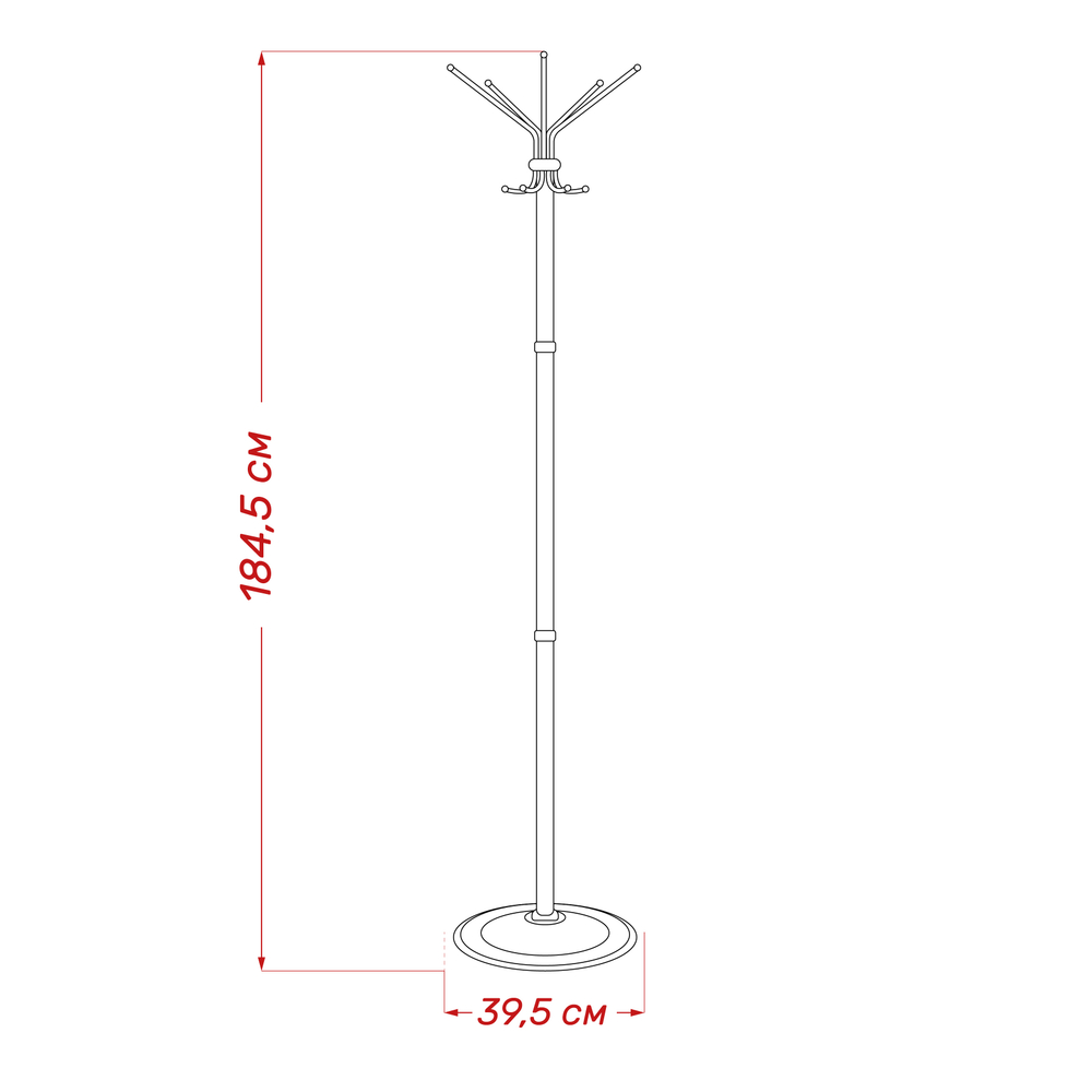 Вешалка напольная Leset Каро-2