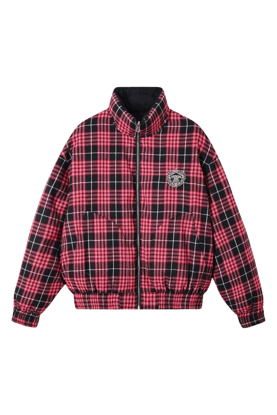 Двусторонний пуховик DONSMOKE "Double Sided" Plaid Puffer Jacket