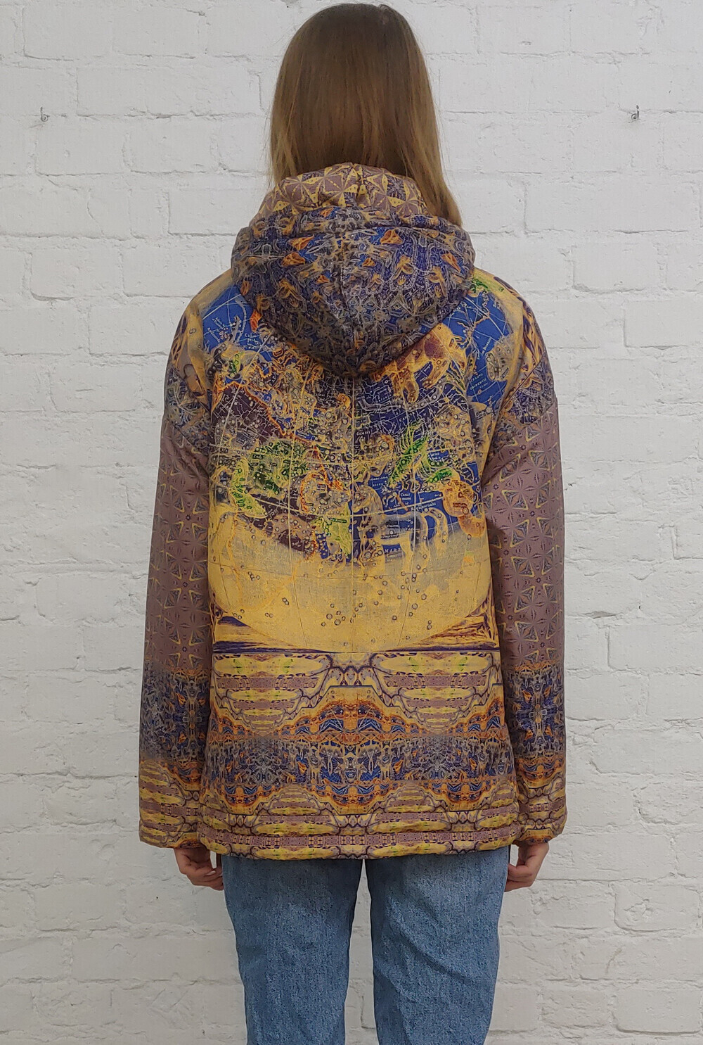 Двусторонняя куртка "Зодиак", по мотивам средневековой карты звездного неба