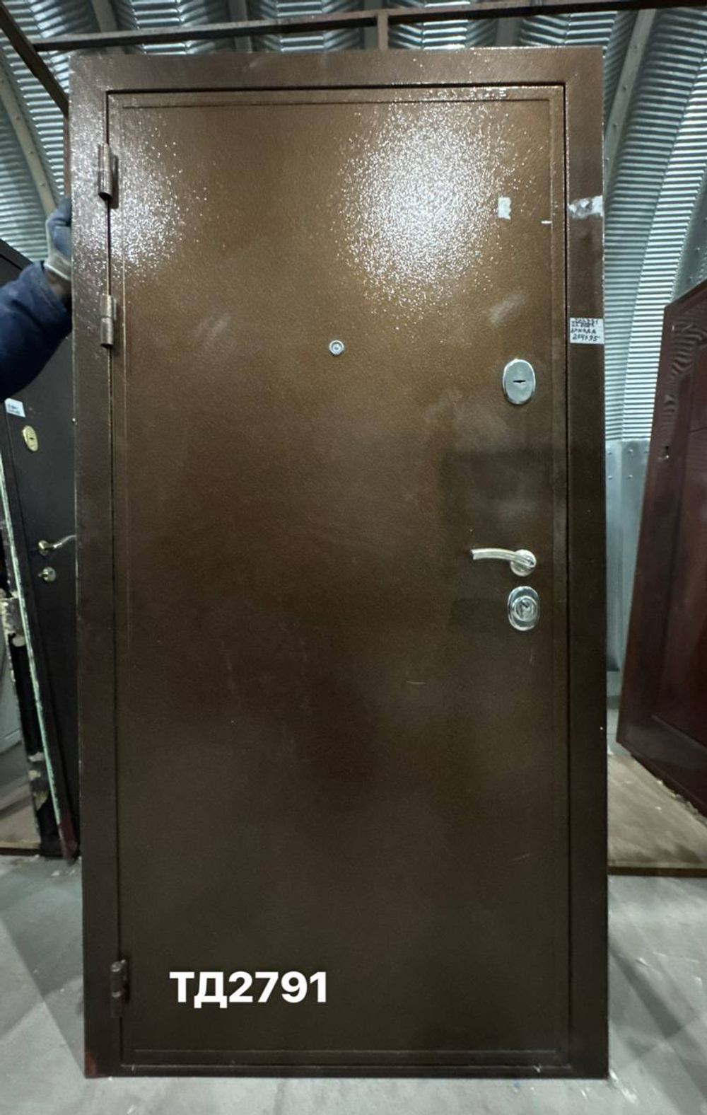 Дверь металлическая Б/У 204(в) х 95(ш) Входная