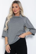 Джемпер Эдельвейс (черно-белая) Б12403-18 LT Collection