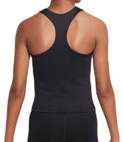 Футболка для девочки теннисная Nike Dri-Fit Swoosh Tank Bra - черный