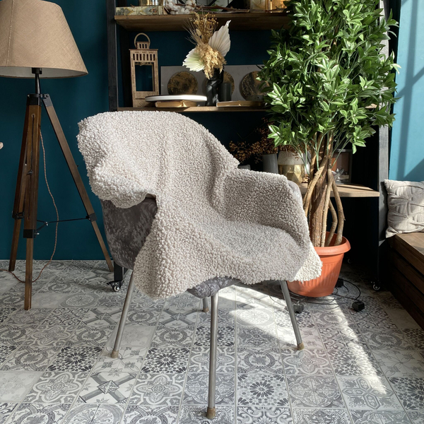 Коврик комнатный 90х120 см с ворсом  пушистый меховой