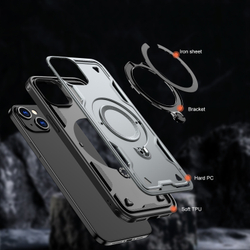 Чехол Magneto Case с кольцом для iPhone 15