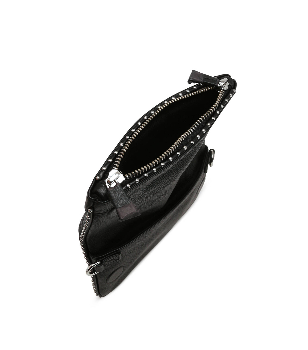 Кожаная сумка-мессенджер ROCK Zadig&Voltaire - черный(LWBA00006)