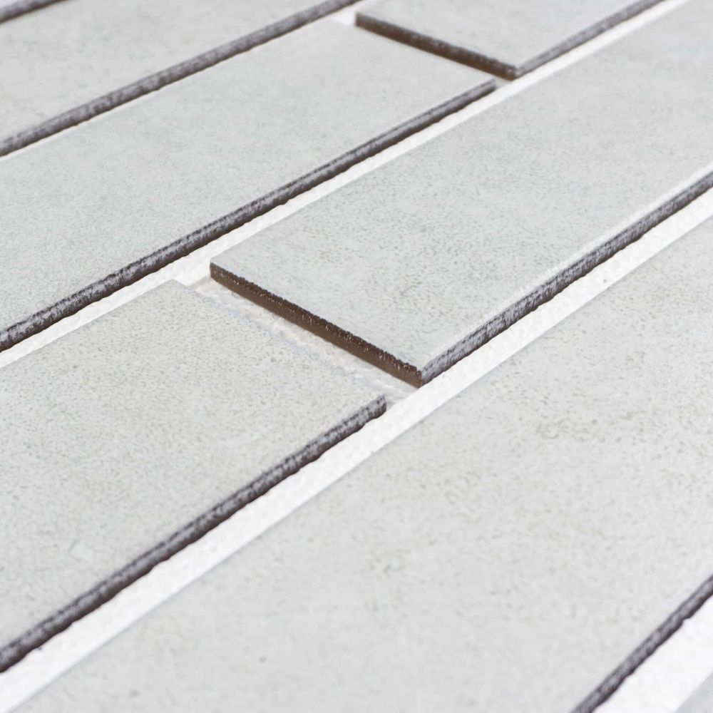 Клинкерная термопанель ППС Керамин Юта 1 Светло-серый 1020х455 мм