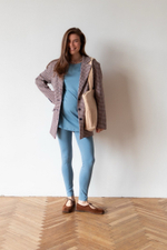 Легинсы с мягким поясом, Пыльно-голубой