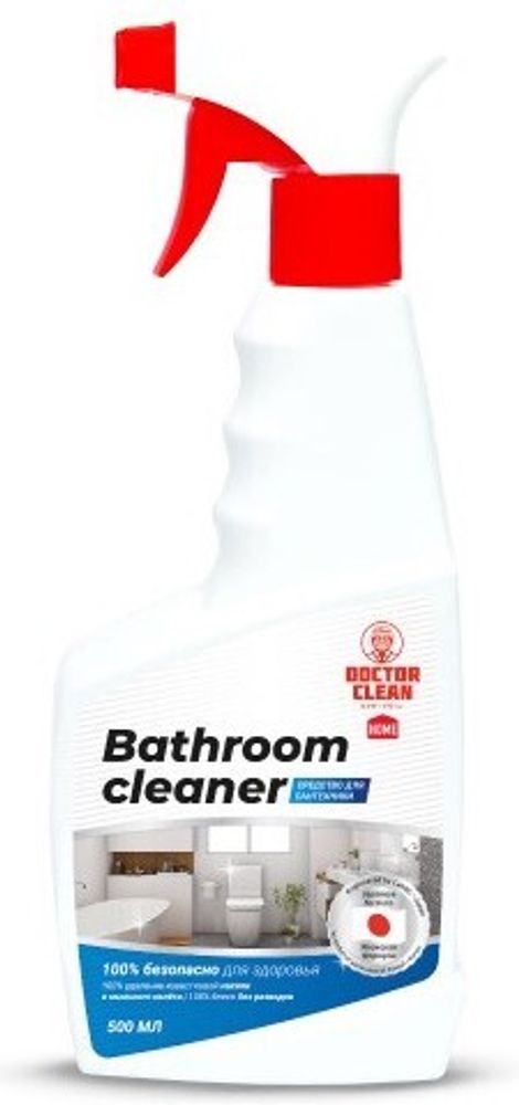 DOCTOR CLEAN BATHROOM CLEANER УНИВЕРСАЛЬНОЕ МОЮЩЕЕ СРЕДСТВО ДЛЯ УБОРКИ ВАННЫХ КОМНАТ И КУХОНЬ 500МЛ