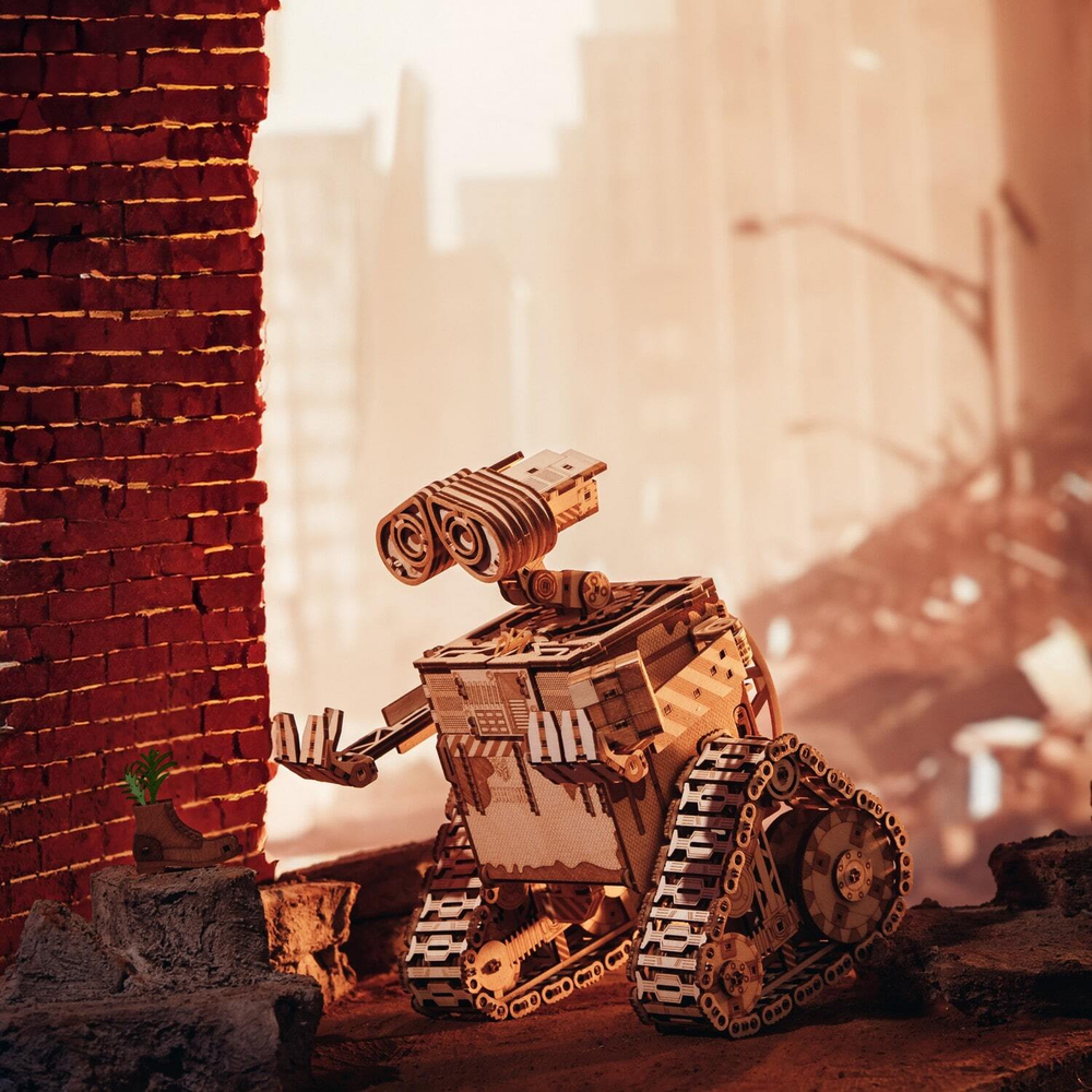 Деревянный конструктор Робот Drover (DROVO)
