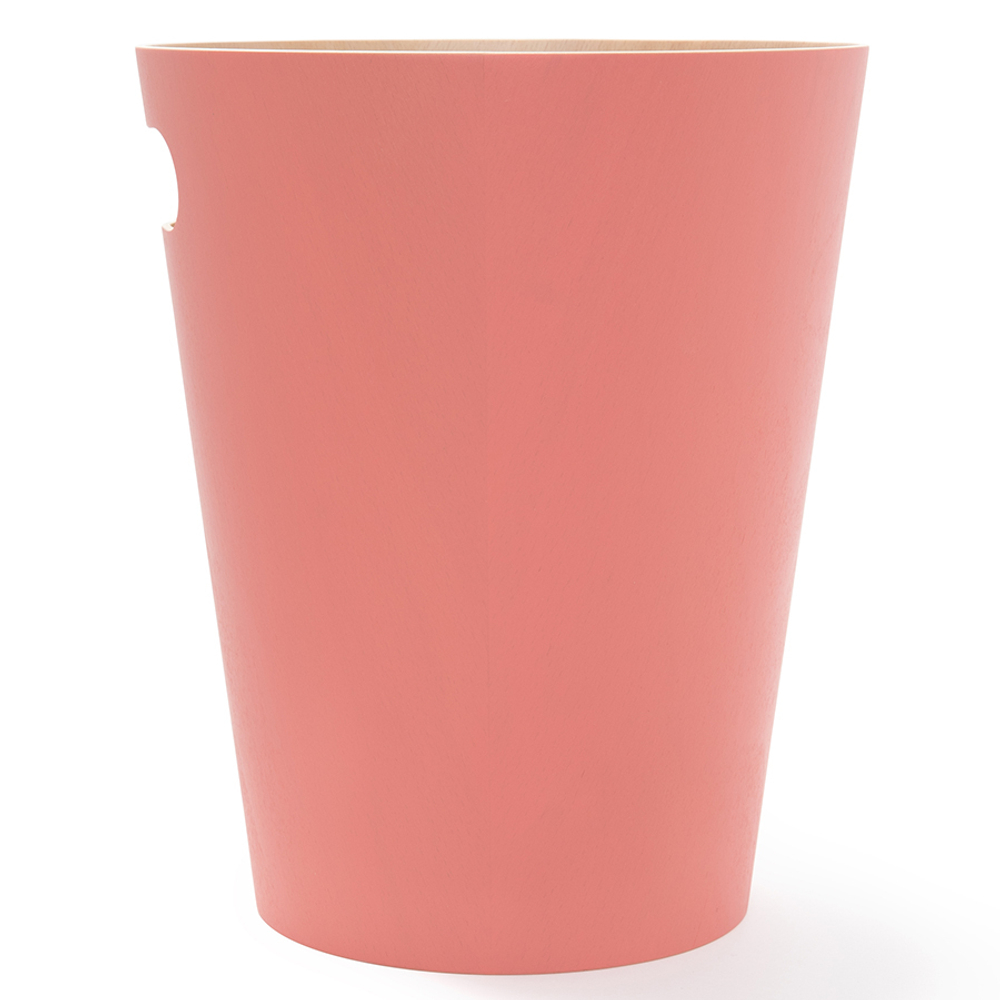 Корзина для мусора Woodrow коралловая Umbra