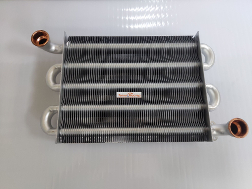 Теплообменник основной медный 225 мм медный Аристон (Ariston) Clas, BS, Egis Plus, Genus, Matis 65106297.