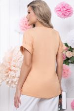 Блуза "Амади" (персик) Б5809 LT Collection (Акция)