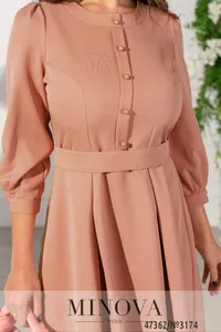 Платье 3174-пудра Minova