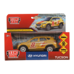 Модель ин. мет. "Hyundai Tucson спорт" 12см, двери, багаж. TUCSON-12SRT-GD (Технопарк)