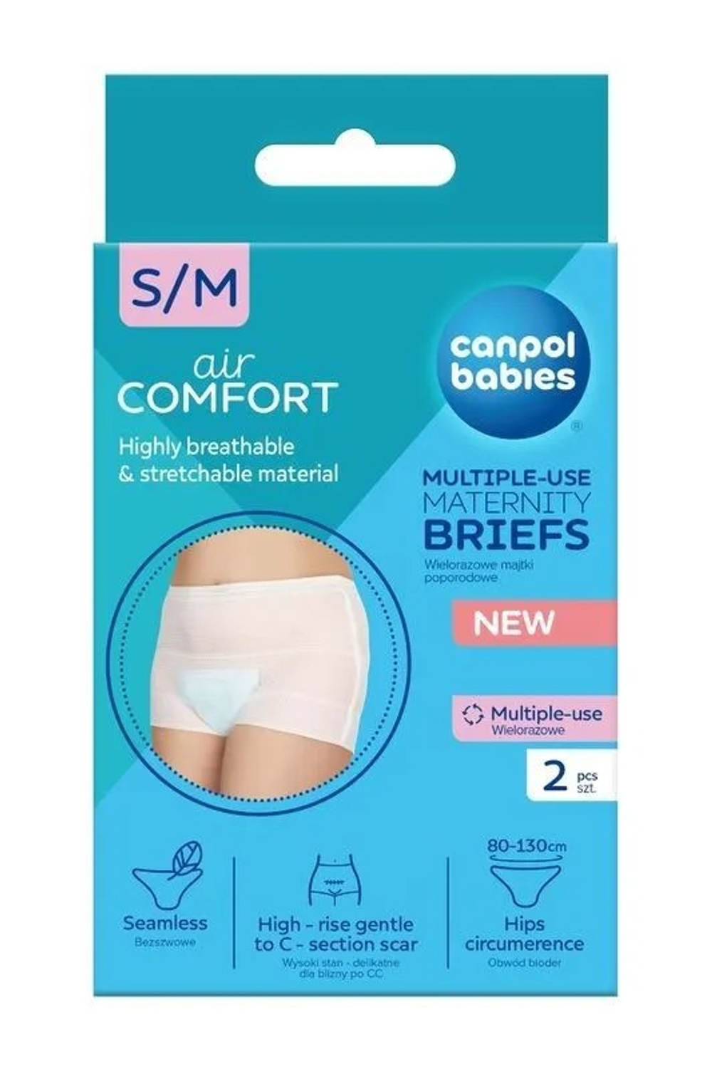 Многоразовые послеродовые трусики Canpol babies (сеточка) S/M