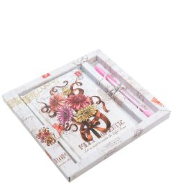 NB-12/1 Блокнот с ручкой «Цветочное очарование»