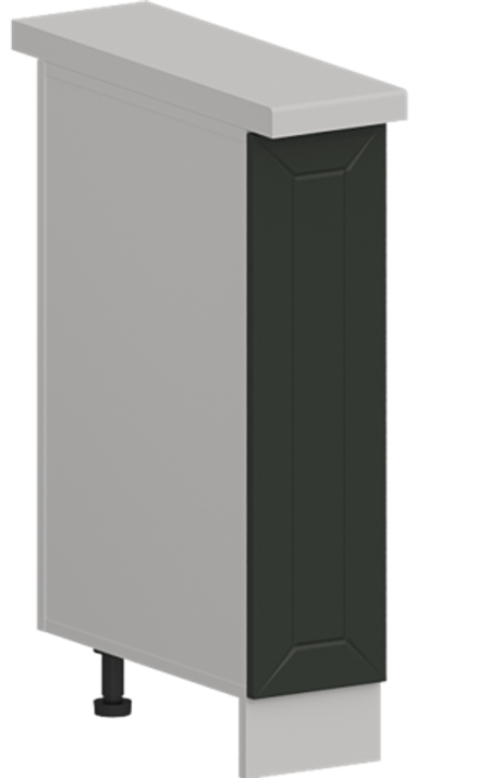 Кухня Модуль ШНБ 200 Графит / Насыщенно-зеленый