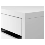 Комод с местом для документов - IKEA MICKE/МИККЕ ИКЕА, 35х50х75 см, белый