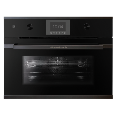 Компактный духовой шкаф с микроволнами Kuppersbusch CBM 6350.0 S2 Black Chrome