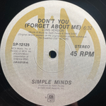Simple Minds ‎– Don't You (США 1985г.) 12", 45 RPM