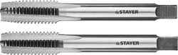 STAYER M12 х 1.5, 2 шт, комплект метчиков (28025-12-1.5-H2)